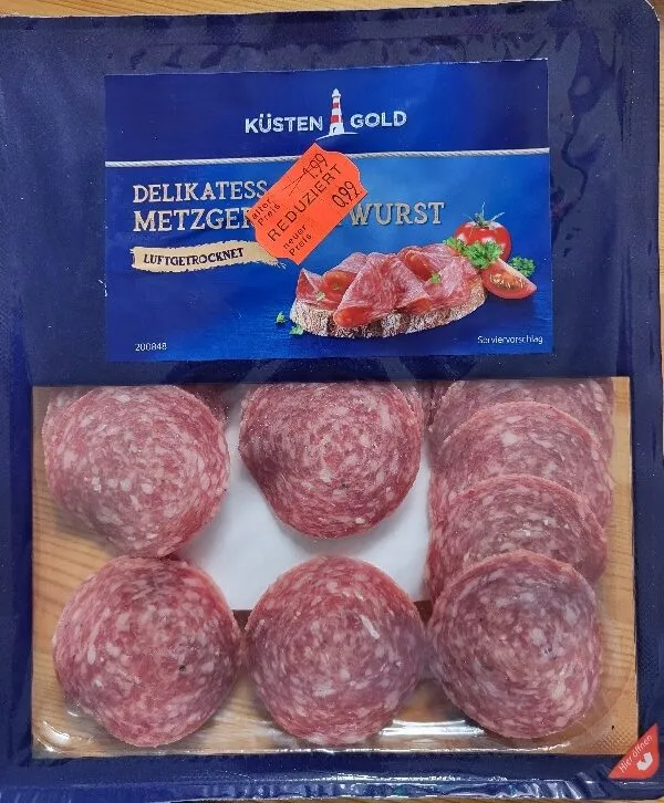 Delikatesse Metzger Mettwurst