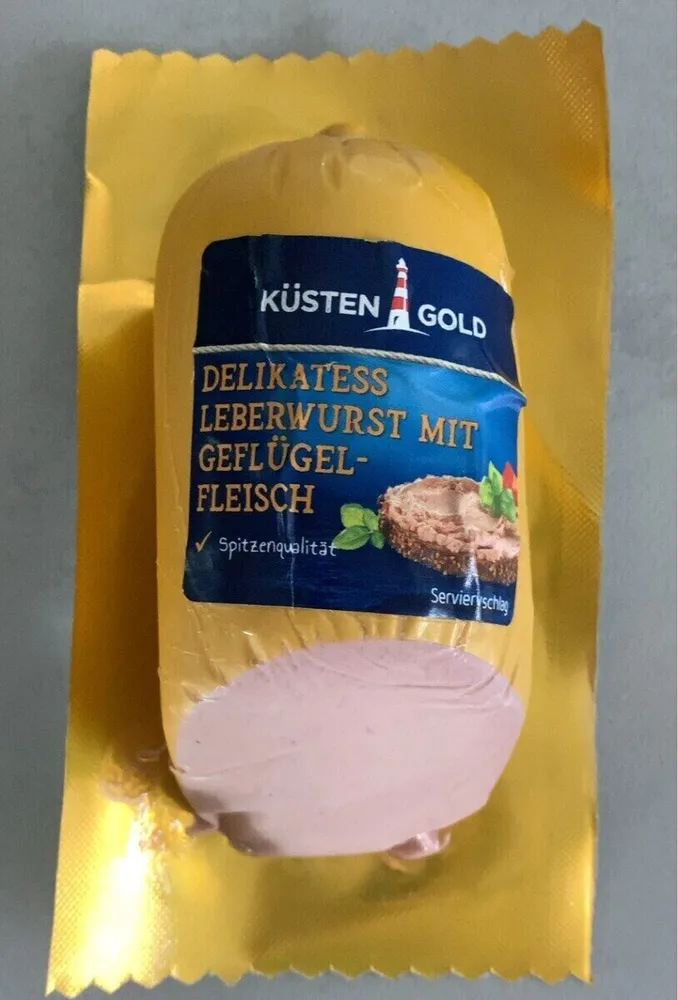 Leberwurst mit Geflügelfleisch