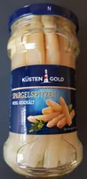 Spargelspitzen weiß geschält