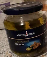 Küstengold Cornichons süß-sauer 530g