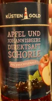 Apfel und Johannisbeere Direktsaft Schorle