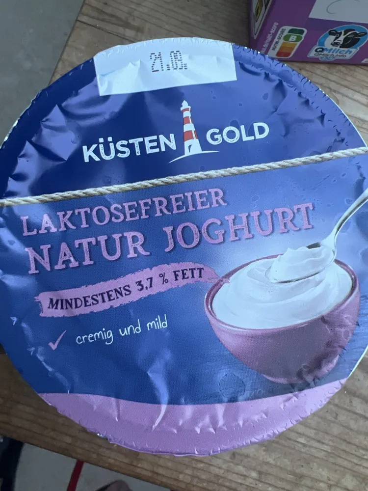 Laktosefreier Naturjoghurt