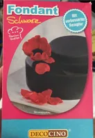 Fondant, schwarz