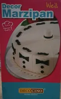 Dekor Marzipan Weiß
