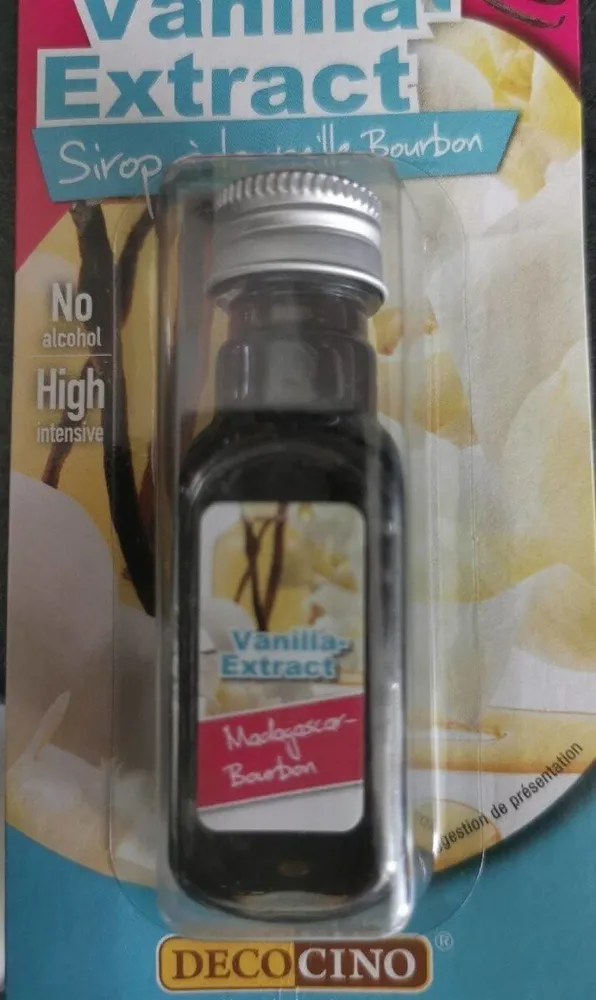 Vanilla extract sirop à la vanille bourbon