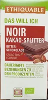 Noir Kakao Splitter Bitter Schokolade