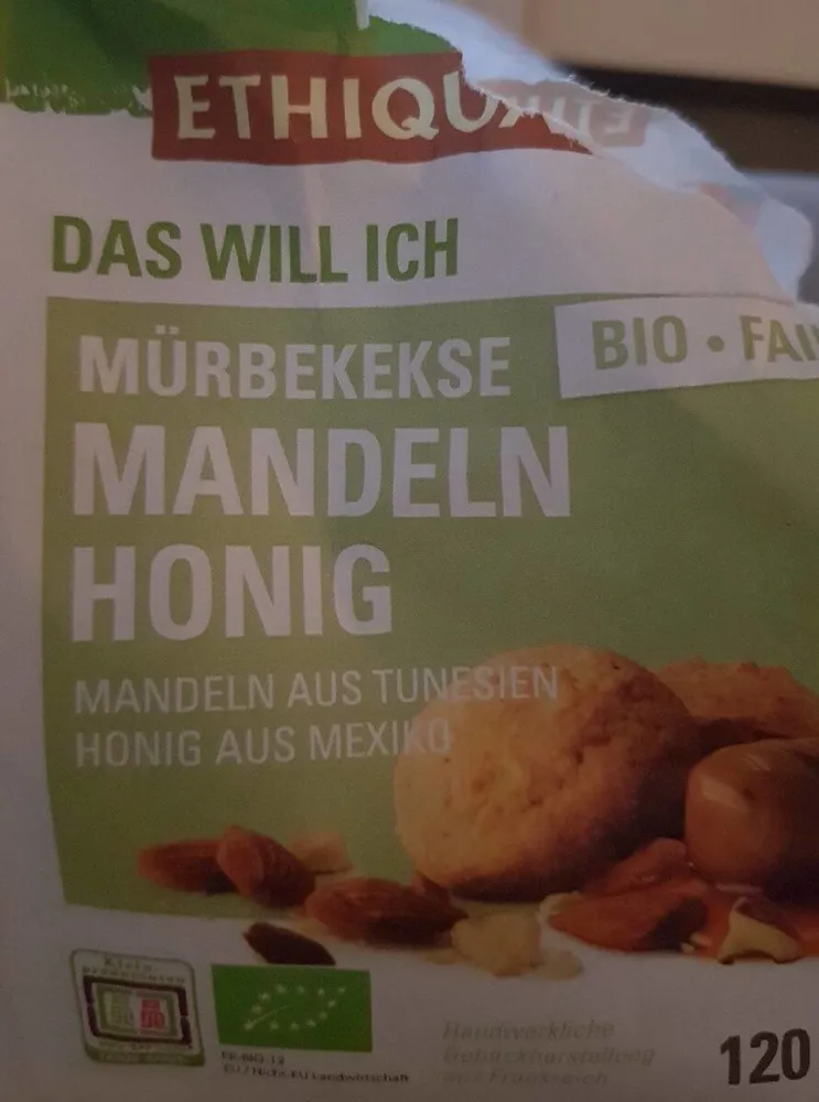 Mürbekekse Mandeln Honig