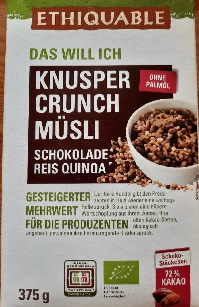 Knusper Crunch Müsli