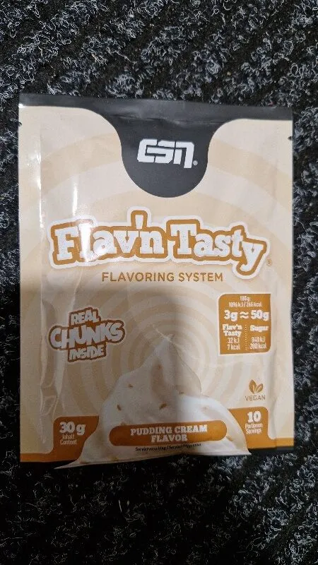 Flav’n tasty pudding cream