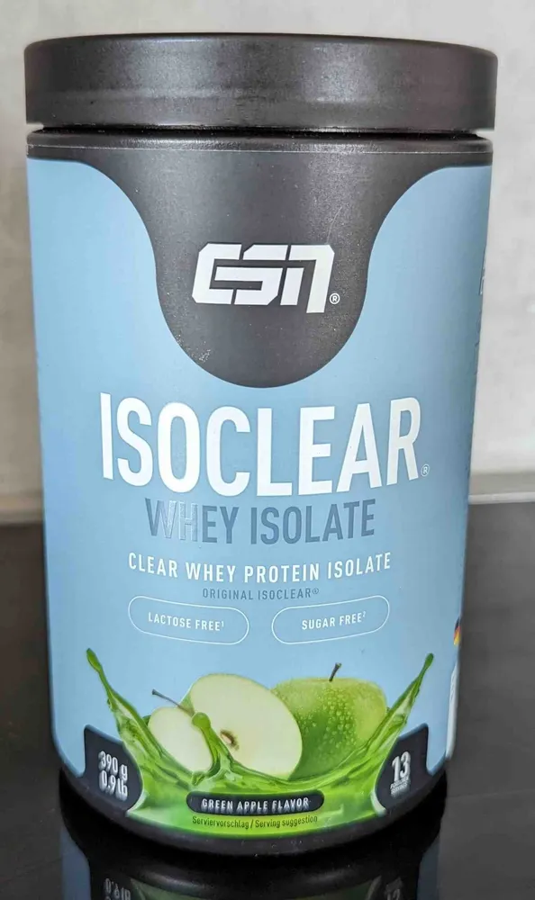 Isoclear Whey Isolate Green Apple Flavor