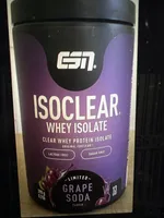 Isoclear Whey Idolate Clear Whey Protein Isolate Grape Soda