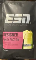 Whey protein white chocolate pistachio flavour