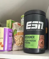 Designer vegan protein pudding