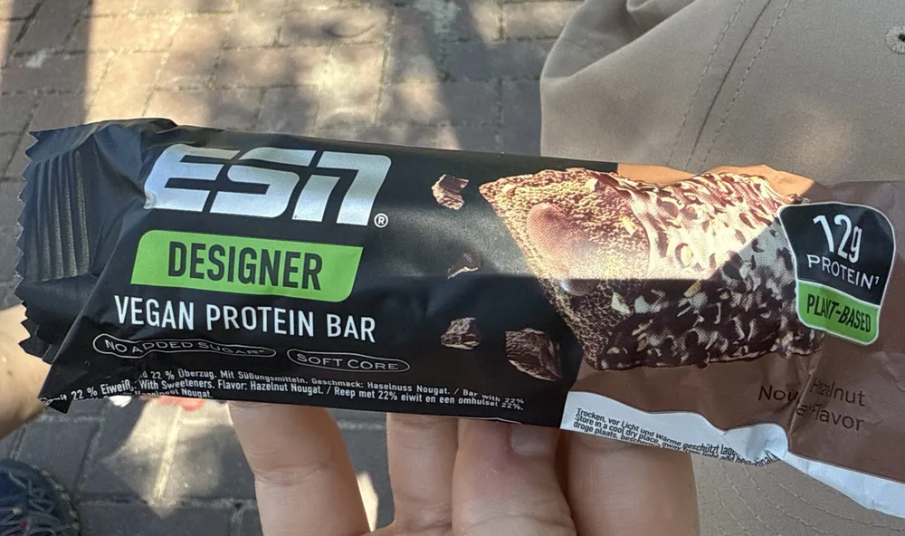 Vegan Protein Bar Hazelnut Nougat Flavor