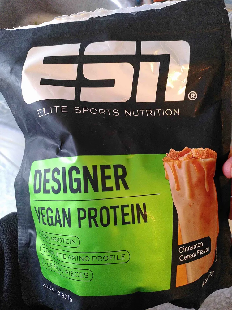 Designer Vegan Protein - Cinnamon cereal flavour