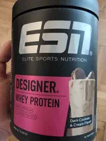 DESIGNER Whey Protein Dark Cookies & Cream Flavor