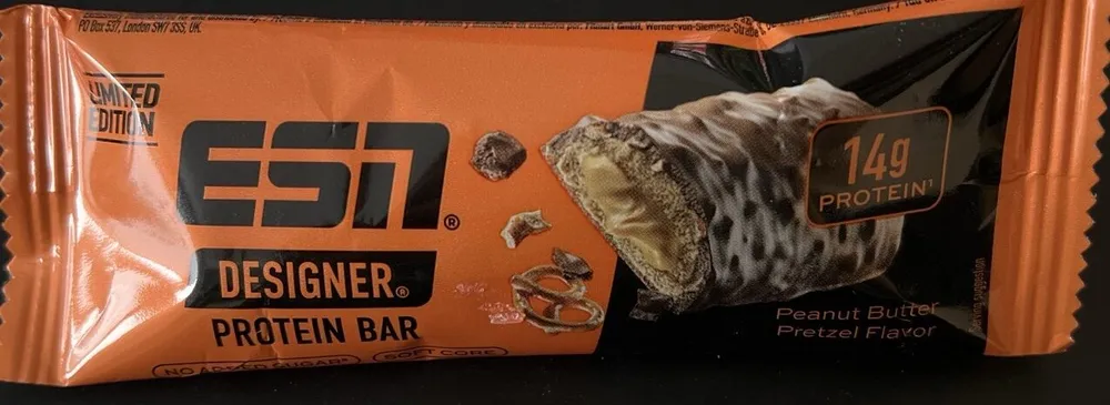 Designer Bar Peanut Butter Pretzel