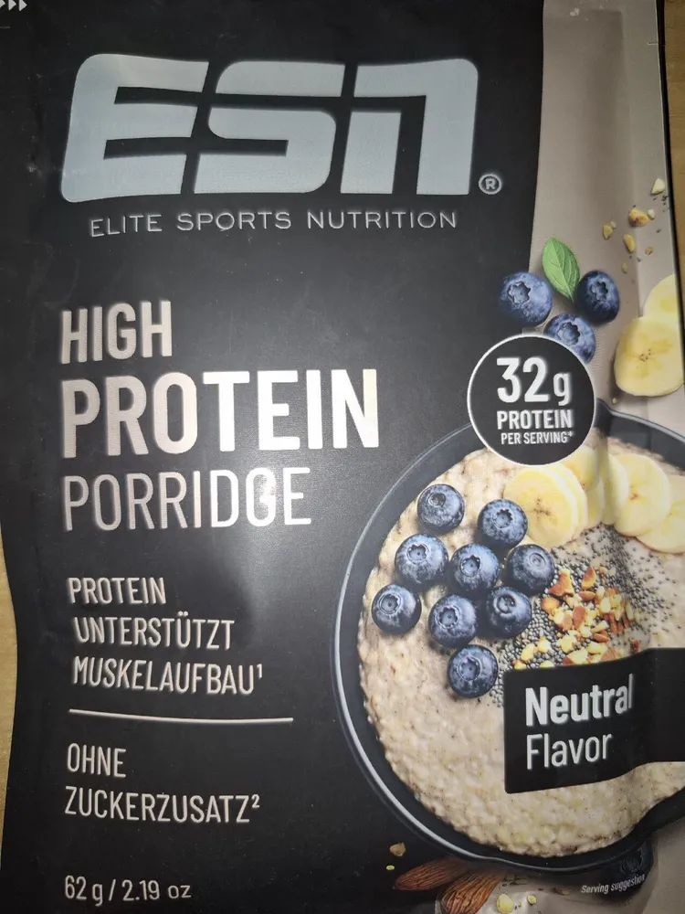 High Protein Porridge Natural