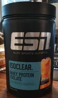 Isoclear whey proteine isolate peach iced tea less swee