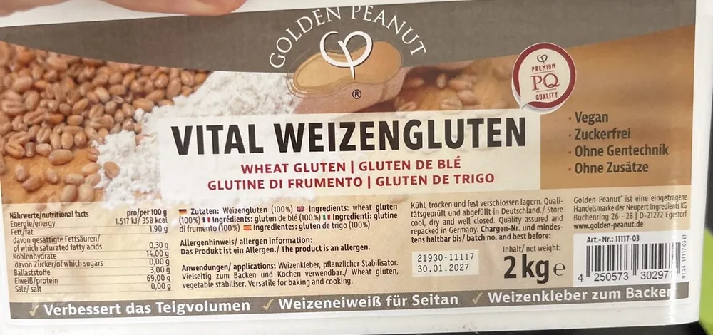 Vital Weizengluten Seitanfix