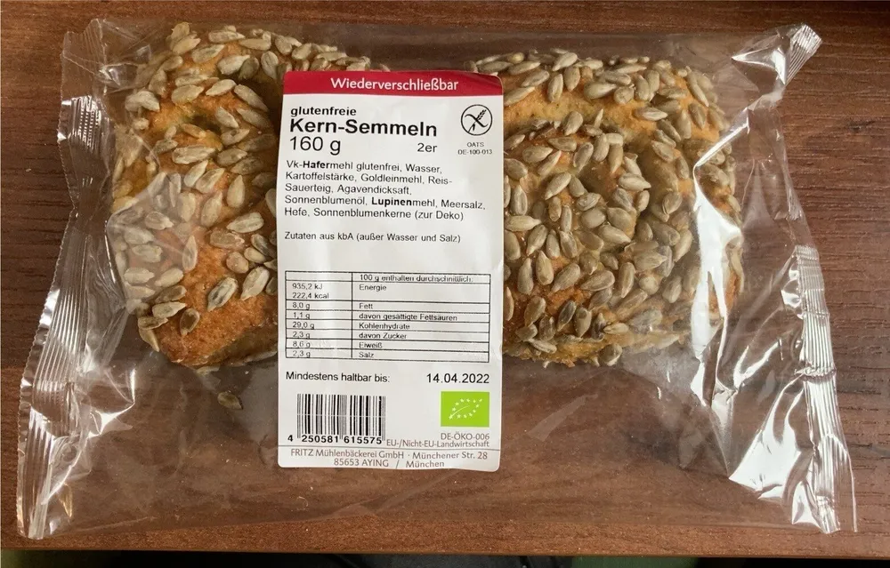 Glutenfreie Kern-Semmeln