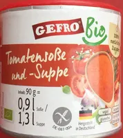 Tomatensoße und -Suppe Pulver