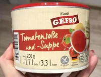 Tomatensoße und Suppe