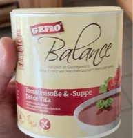 Tomatensuppe und soße Dolce Vita