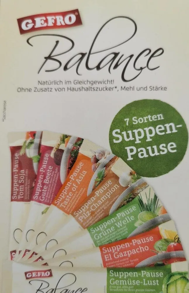 Balance Pilzcremesuppe