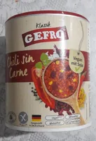 GEFRO Chili sin carne