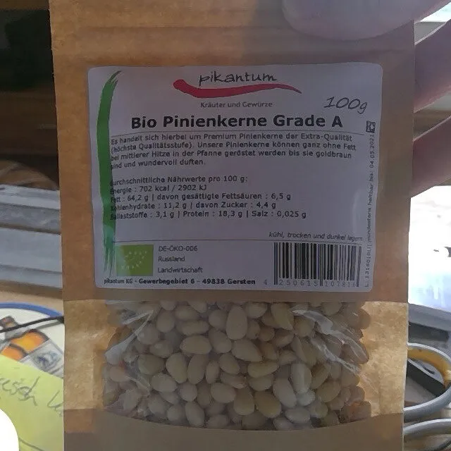 Bio Pinienkerne Grade A