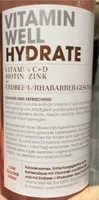 Hydrate - Erdeer-Rhabarbergeschmack