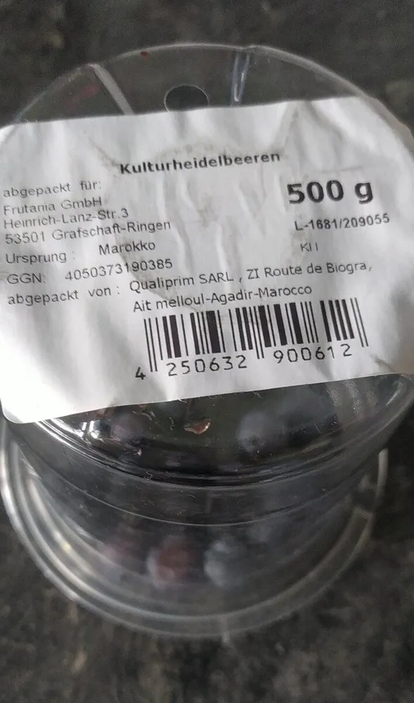 Kulturheidelbeeren