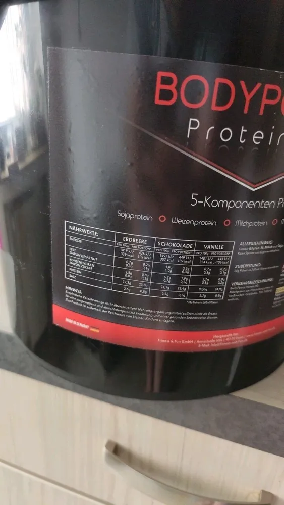 Body Power Protein 90 (Erdbeere)