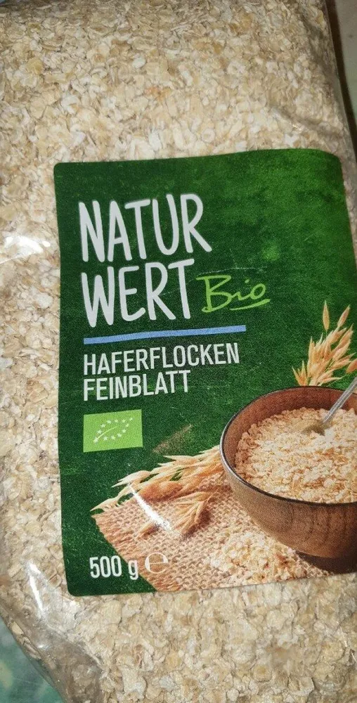 Natur Wert Bio Haferflocken Feinblatt
