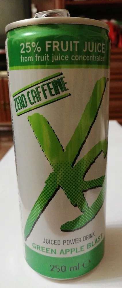 Juiced power drink green apple blast