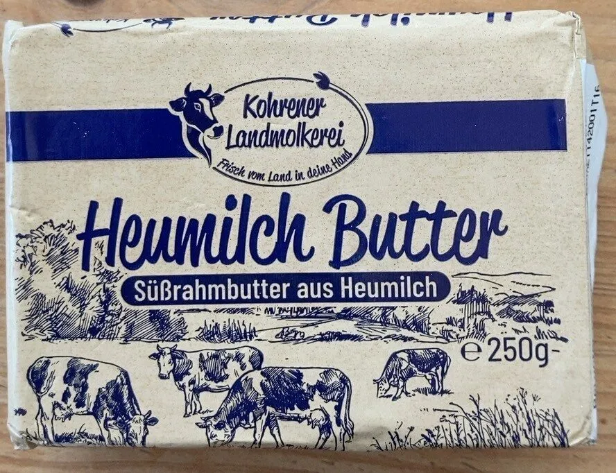 Heumilch Butter