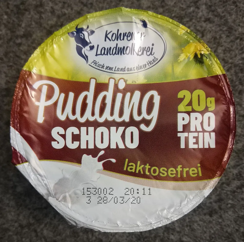 Pudding Schoko laktosefrei