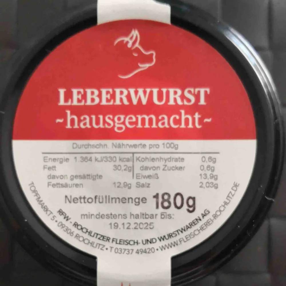 Leberwzrst  -hausgemacht-