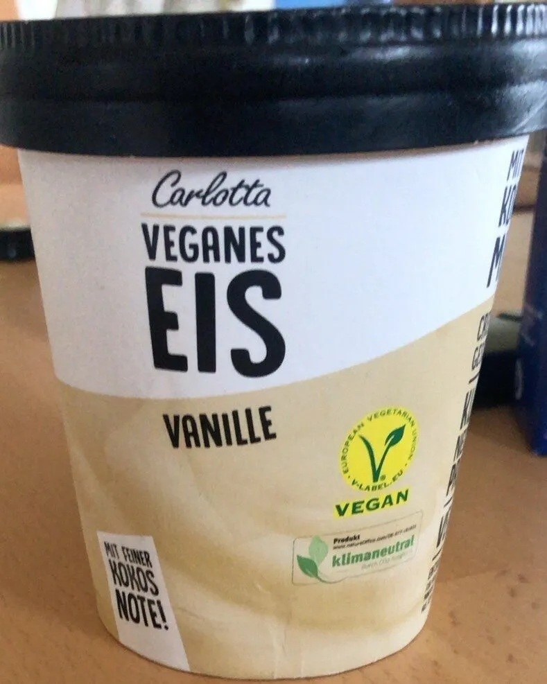 Veganes Eis Vanille
