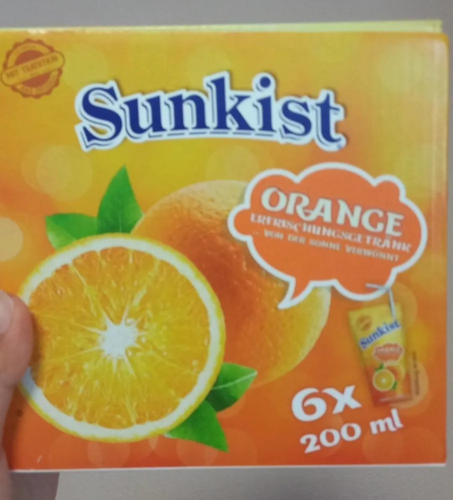 Orange Erfrischungsgetränk