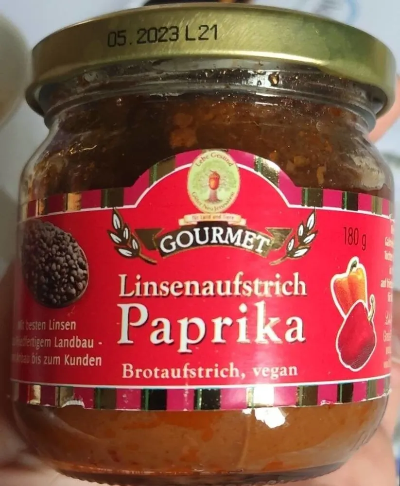 Linsenaufstrich Paprika