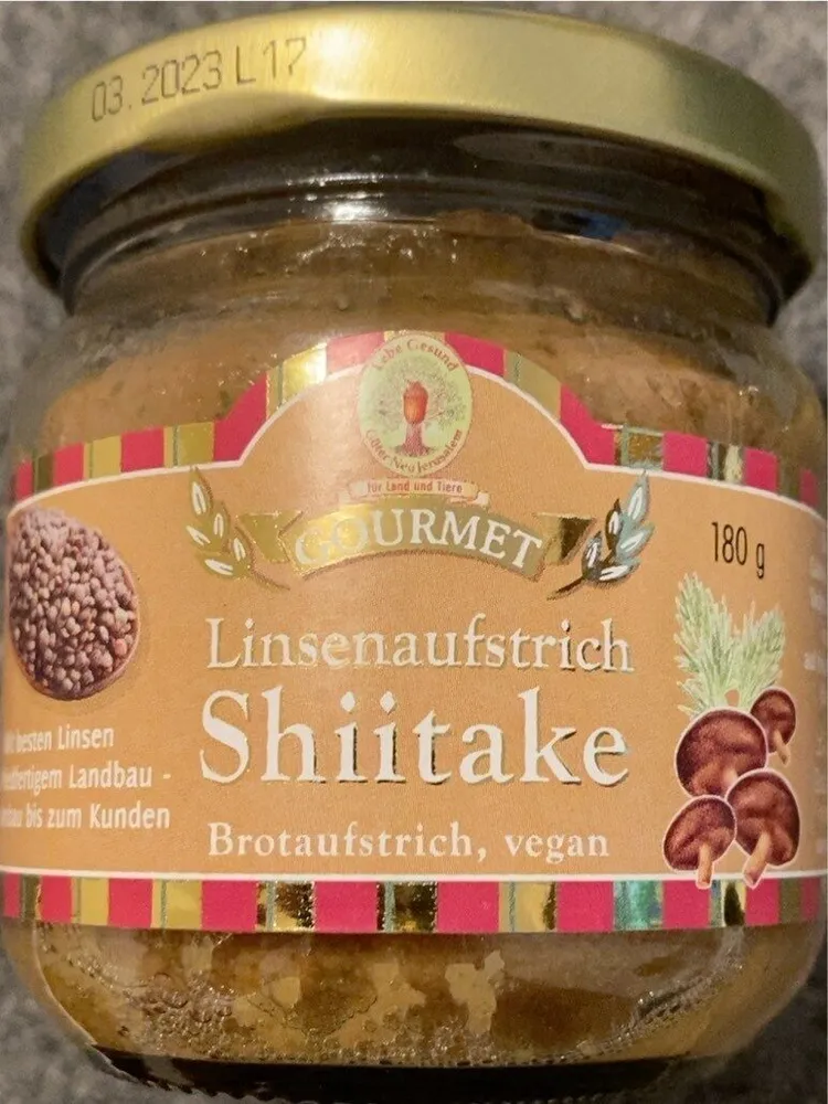 Shiitake - Linsenaufstrich