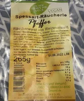Spessart-raucherie pfeffer