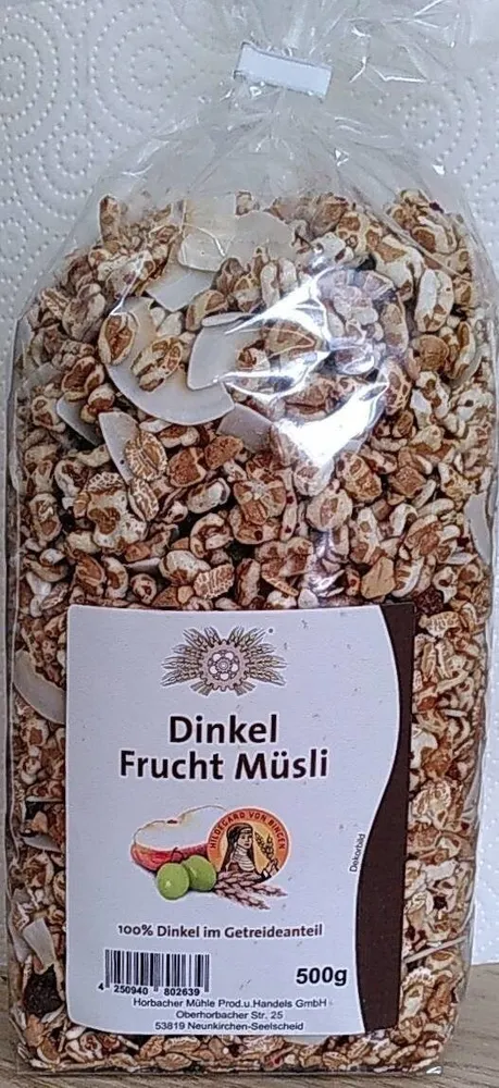 Dinkel Frucht Müsli