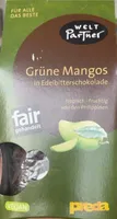 Grüne Mangos mit Edelbitterschokolade