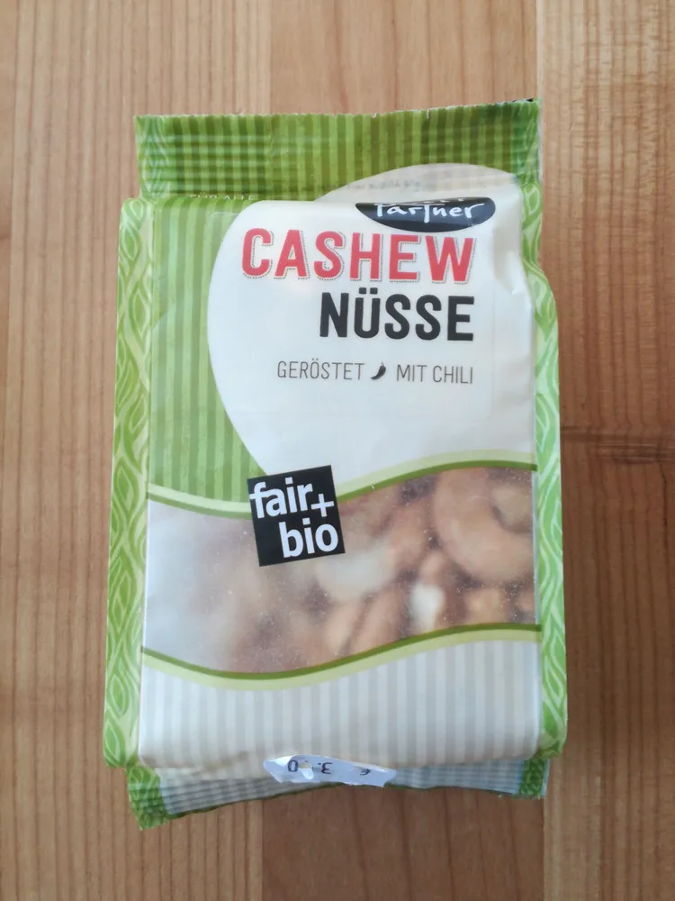 Cashewnüsse geröstet / mit Chili