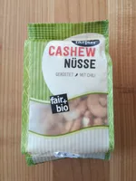 Cashewnüsse geröstet / mit Chili