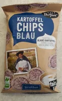 Kartoffel Chips Blau gesalzen