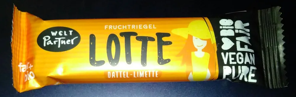 Fruchtriegel Lotte Dattel-Limette